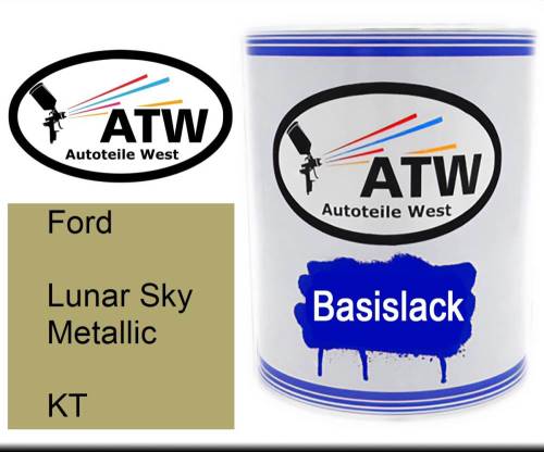 Ford, Lunar Sky Metallic, KT: 1L Lackdose, von ATW Autoteile West.